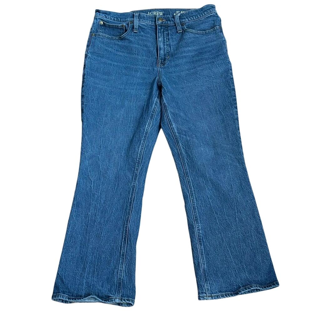 J Crew Size 30 Jeans 10” Demi Boot Crop Bootcut
